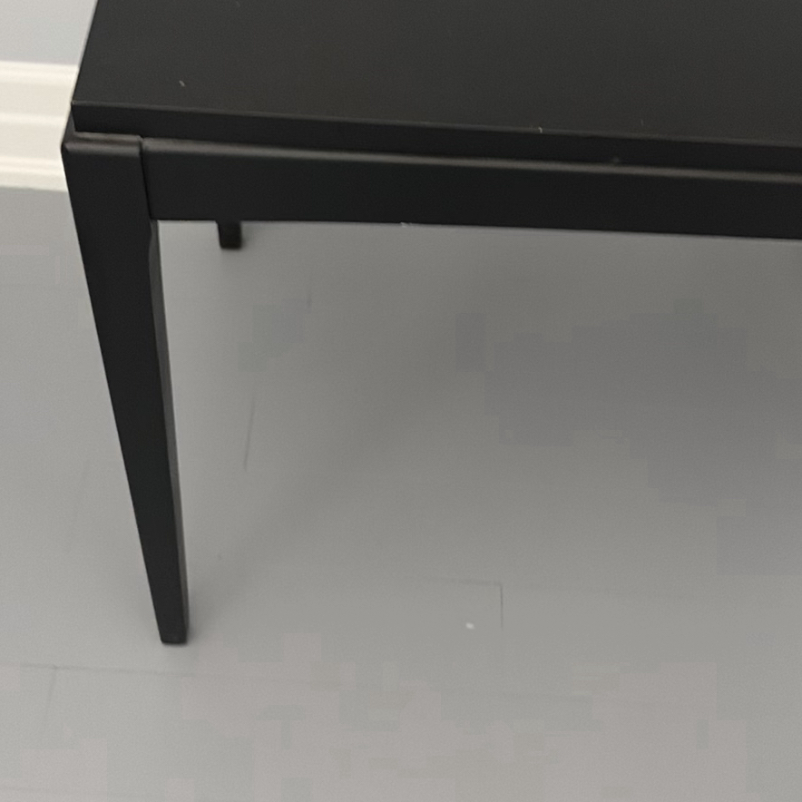 Black Painted Wood Side Table - image 4 of 9