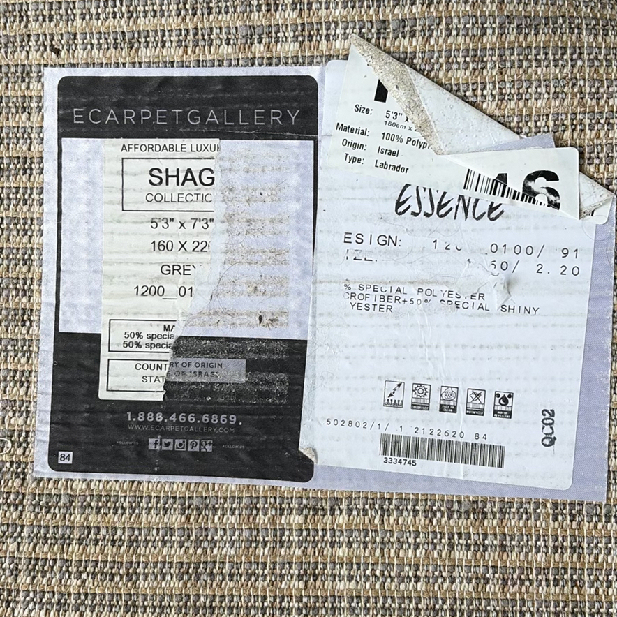 Large Gray Shag Area Rug from ECARPET GALLERY - image 7 of 8