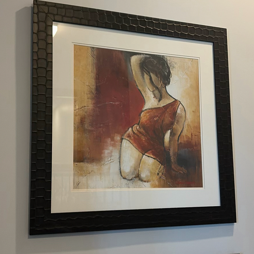 Framed Figural Art Piece - image 2 of 6