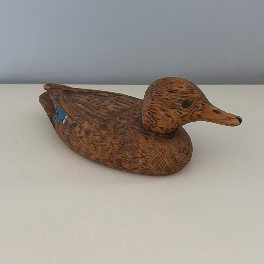 Carved Duck Decoy and Seal Figurine - image 9 of 11