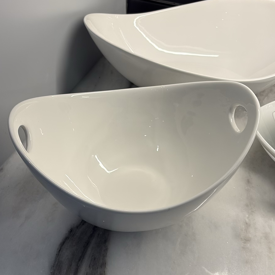 DANSK and PC White Ceramic Serving Bowls and Platters Set - image 4 of 15