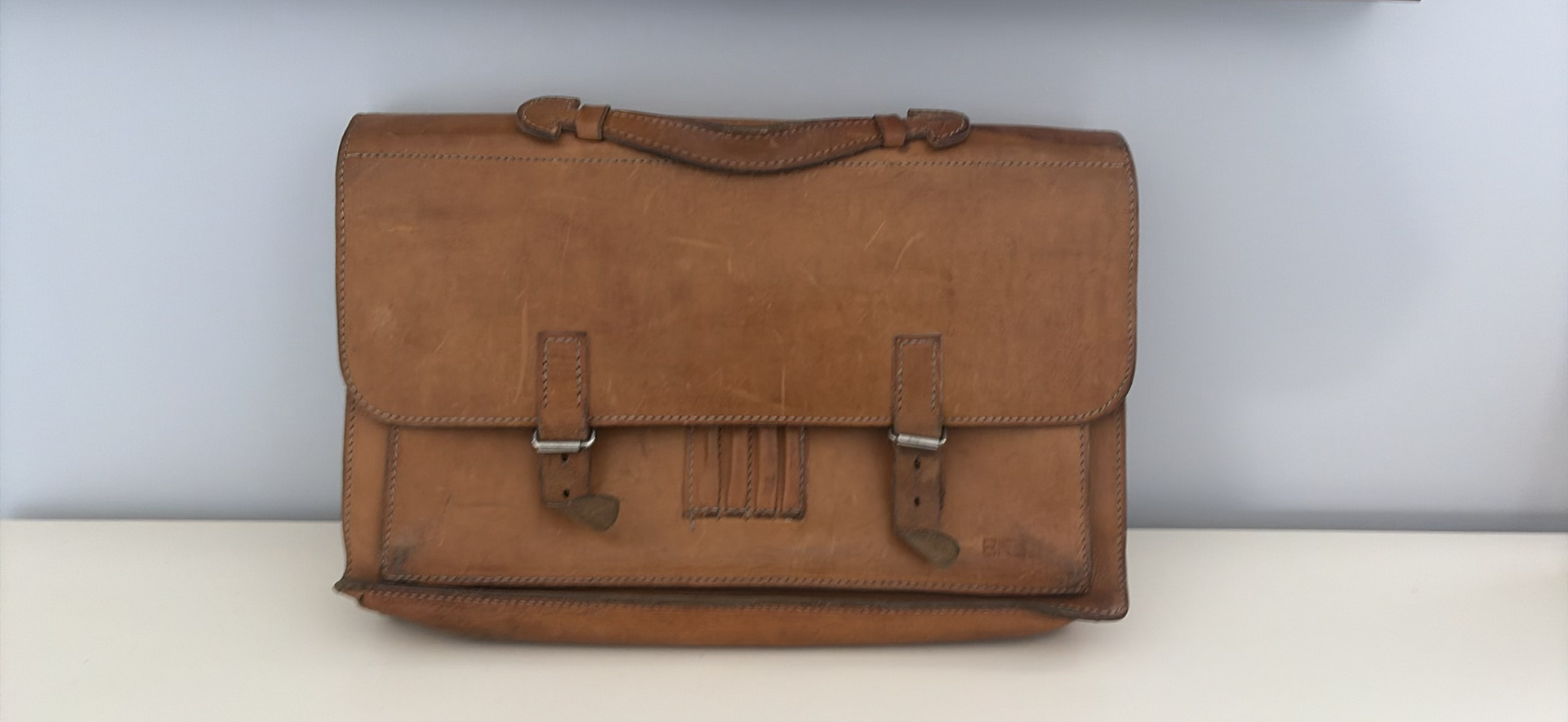 BREE Leather Briefcase - image 1 of 18
