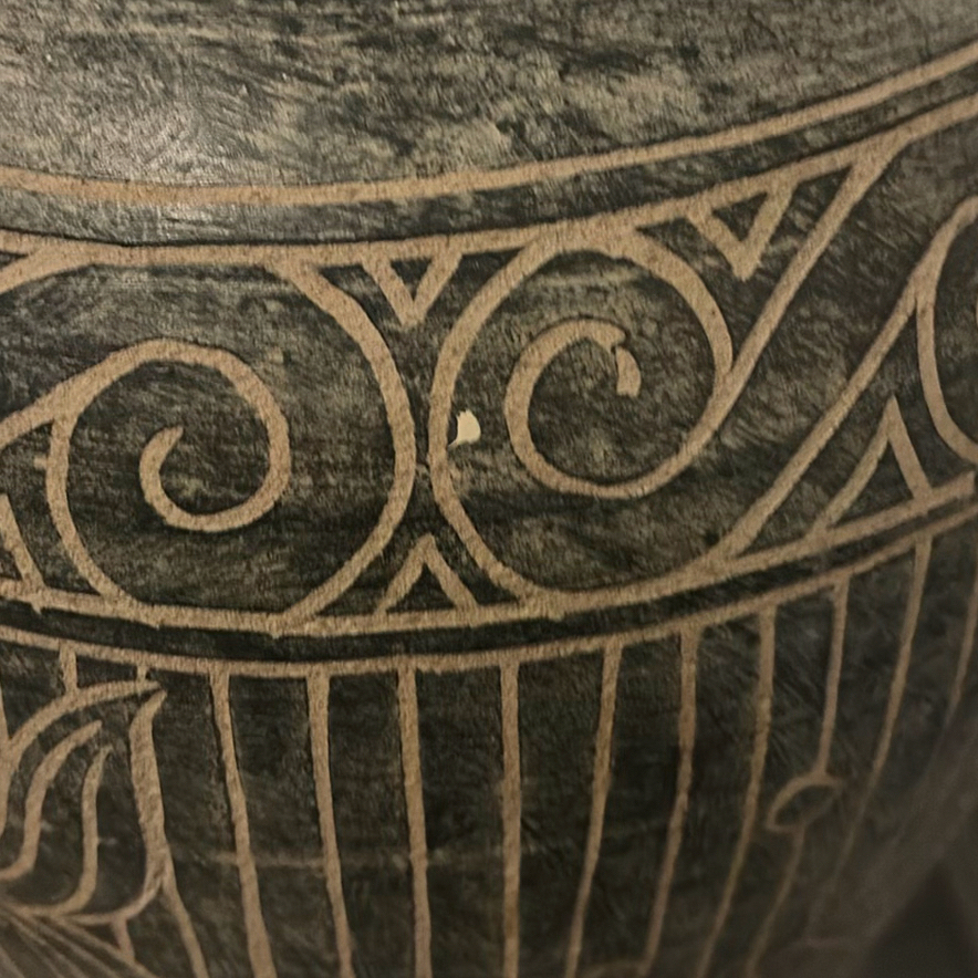 Decorative Fish Pattern Floor Vase - image 5 of 7