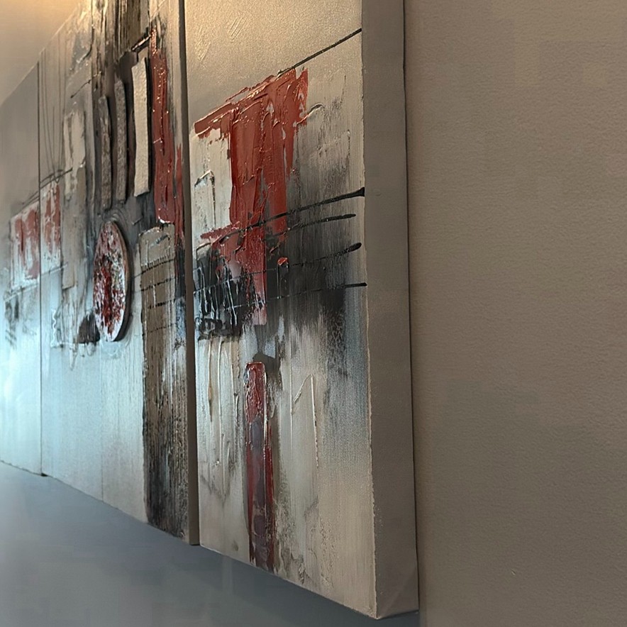 Abstract Multi-Panel Wall Art - image 5 of 8