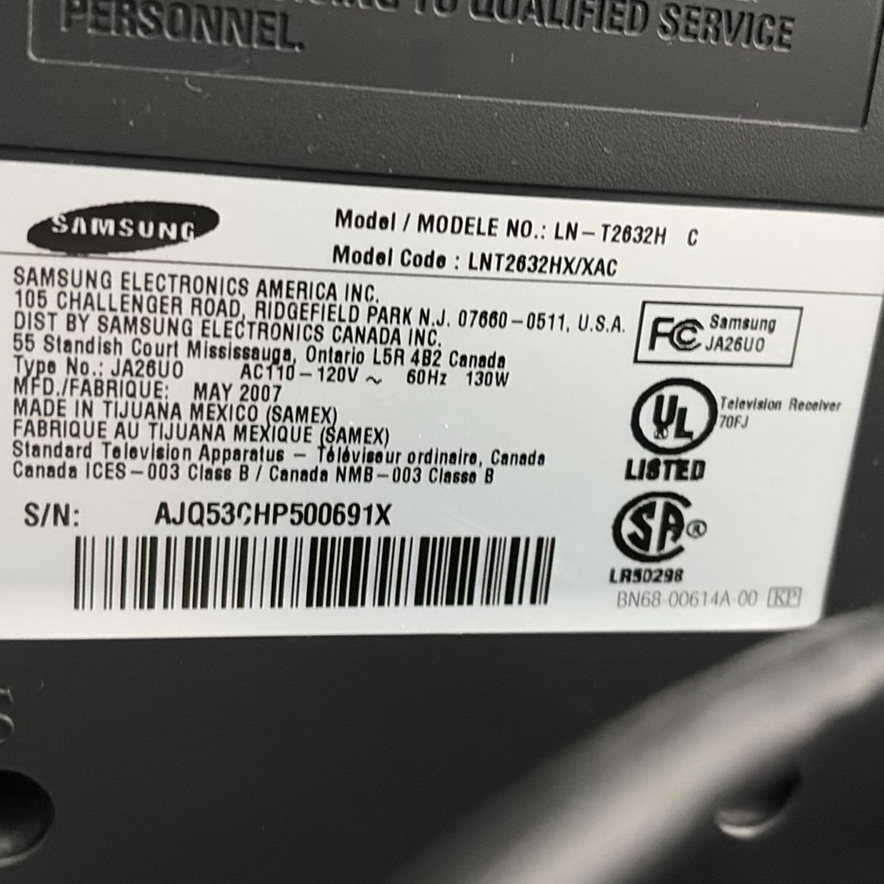 26” Samsung Television with Remote - image 3 of 6