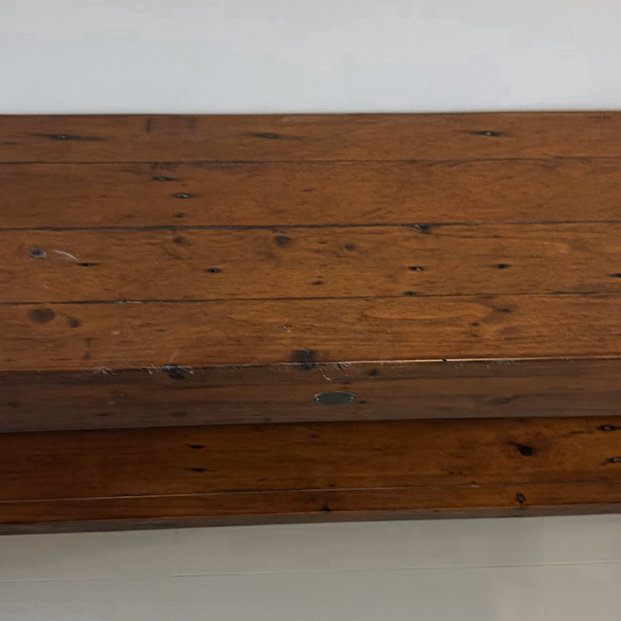 Wooden Bench with Shelf - image 4 of 11