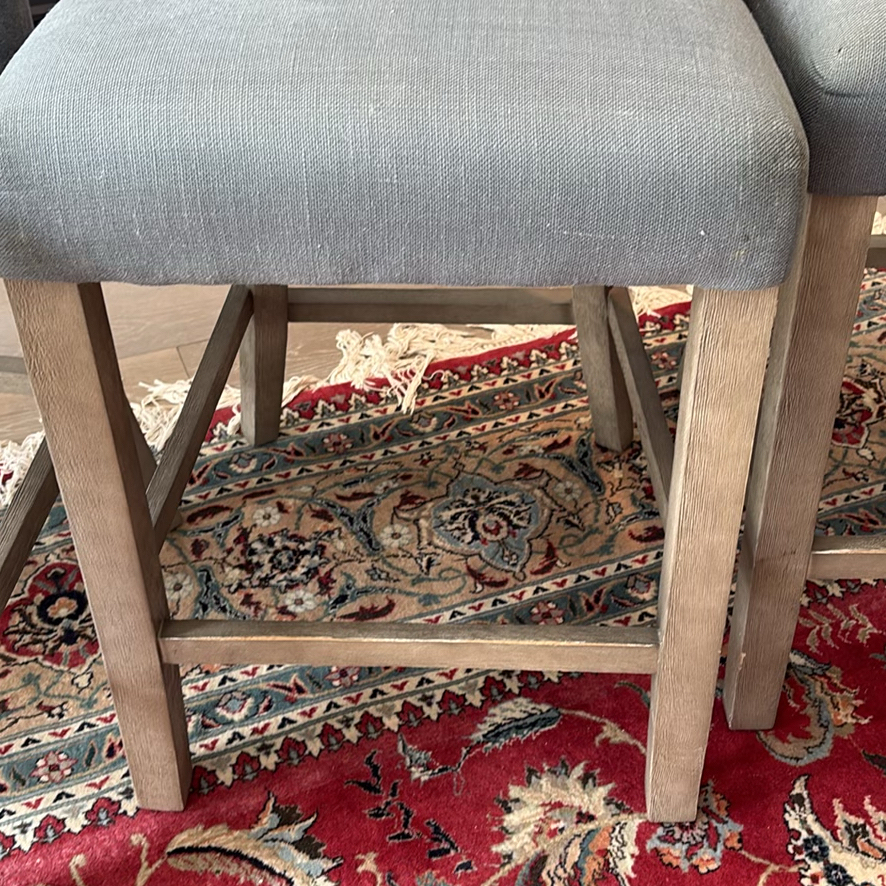 RESTORATION HARDWARE Barrel Back Counter Height Stools - image 7 of 19