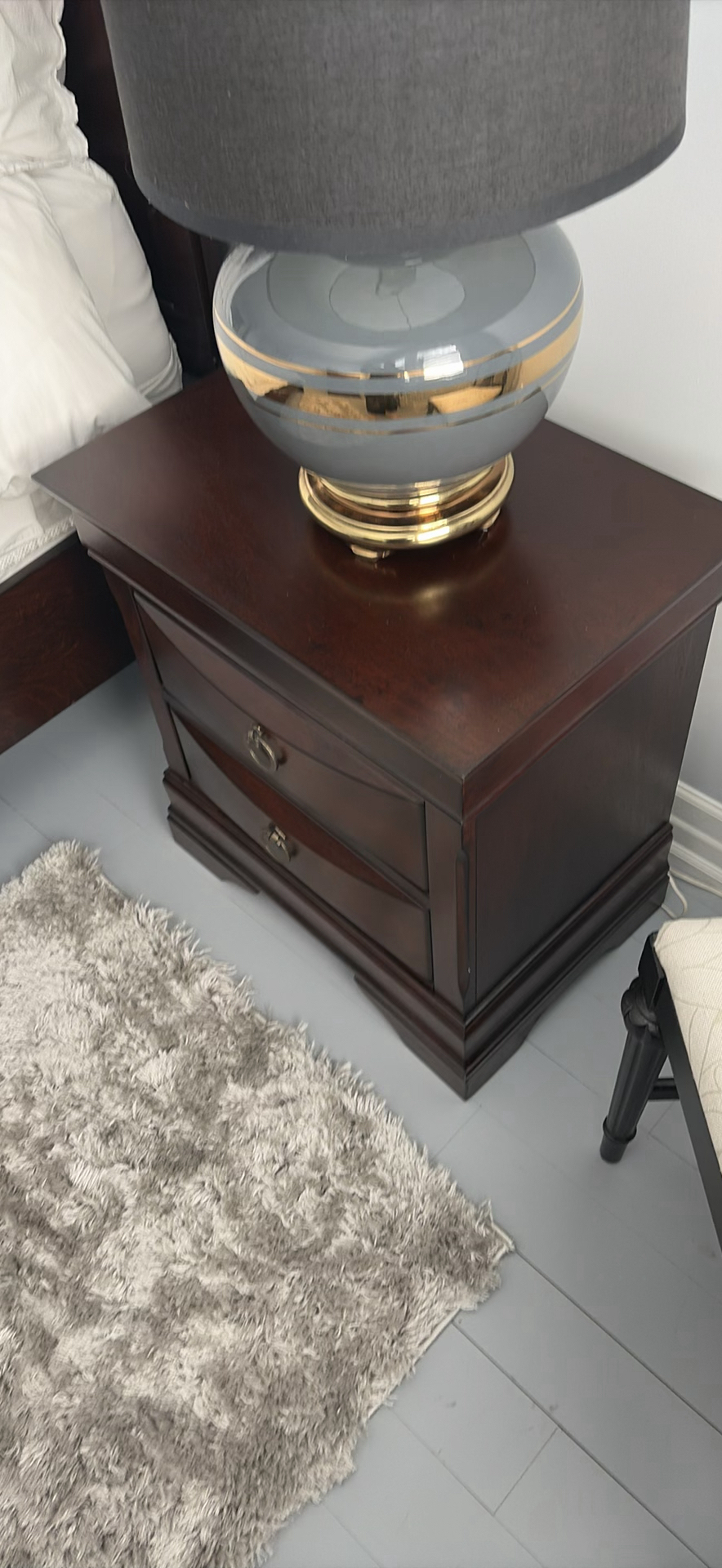 2 Two-Drawer Wooden Nightstands - image 9 of 10
