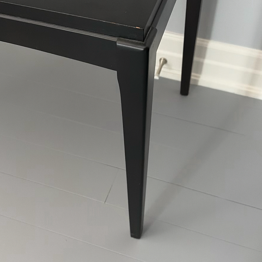 Black Painted Wood Side Table - image 3 of 9
