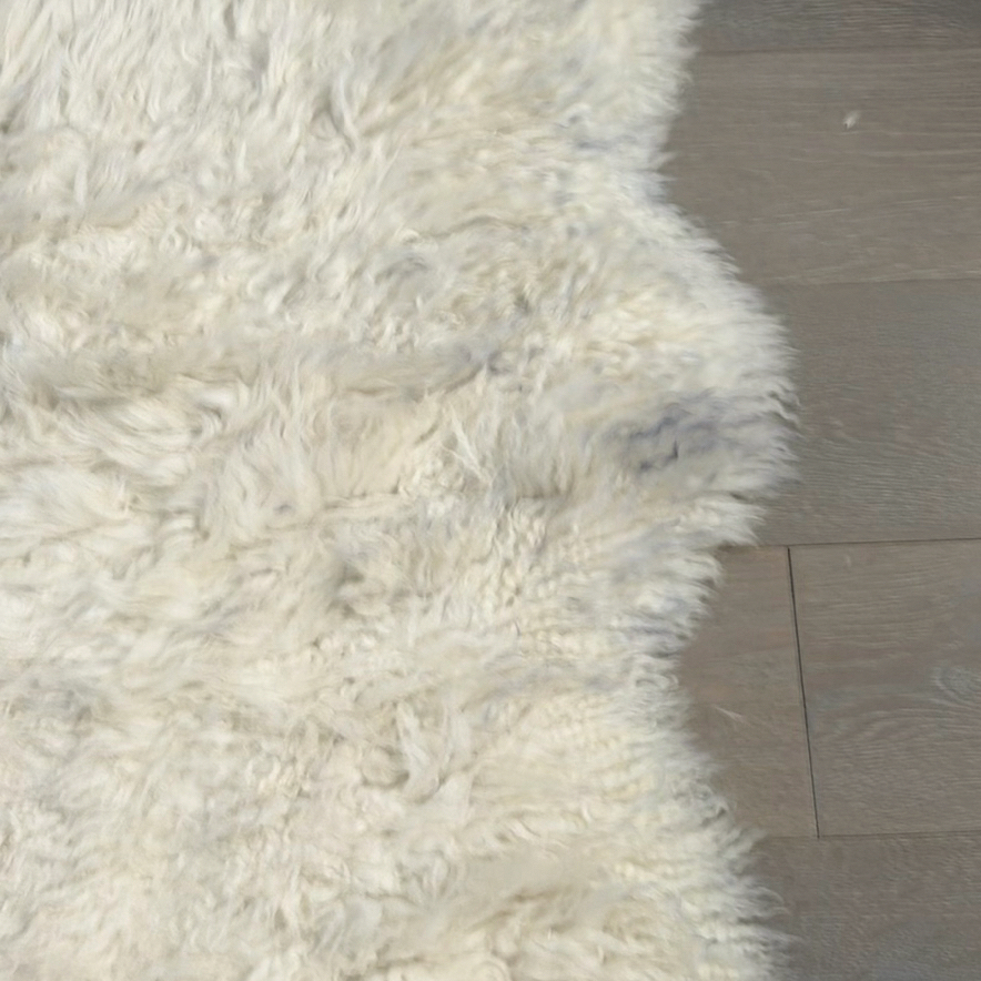 White Sheepskin Rug - image 3 of 10
