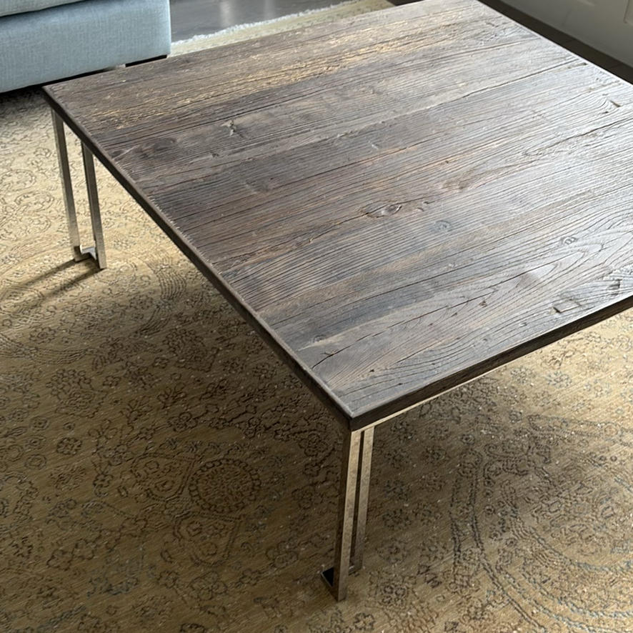 ELTE Wood Top Coffee Table - image 2 of 11