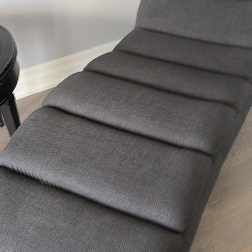 Gray Chaise Lounge Chair - image 4 of 13