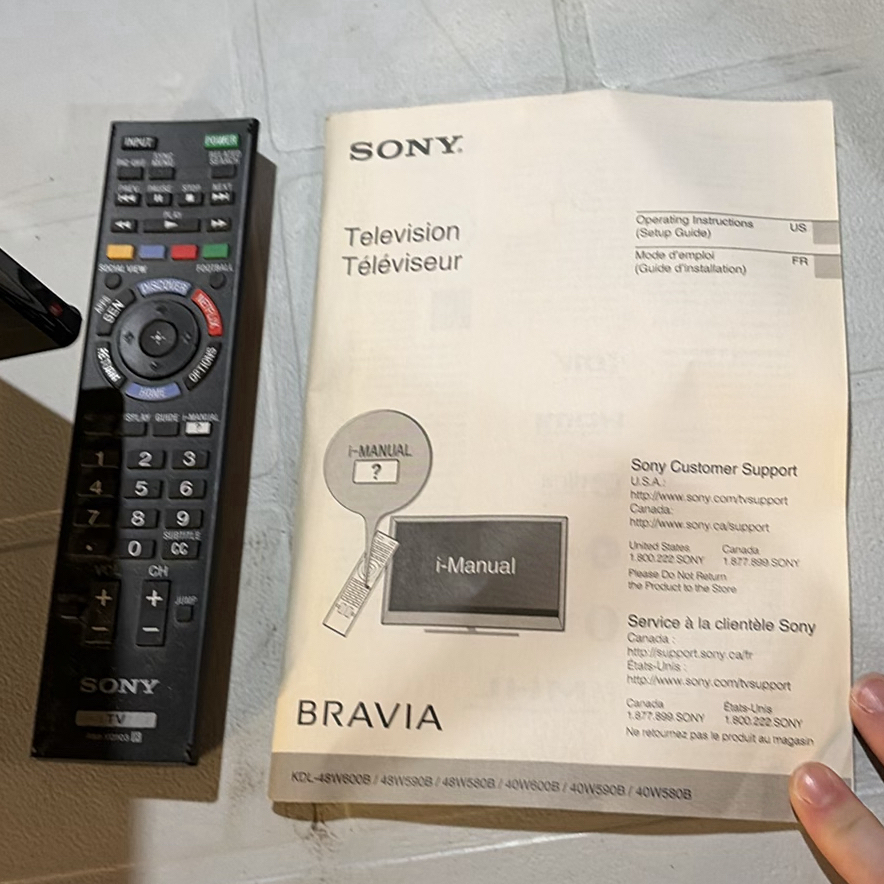 40” Sony BRAVIA Flat Screen Television - image 3 of 9