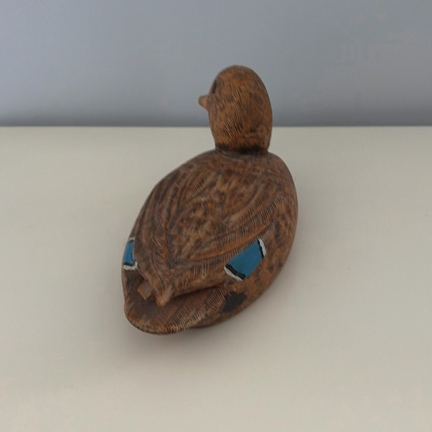 Carved Duck Decoy and Seal Figurine - image 10 of 11