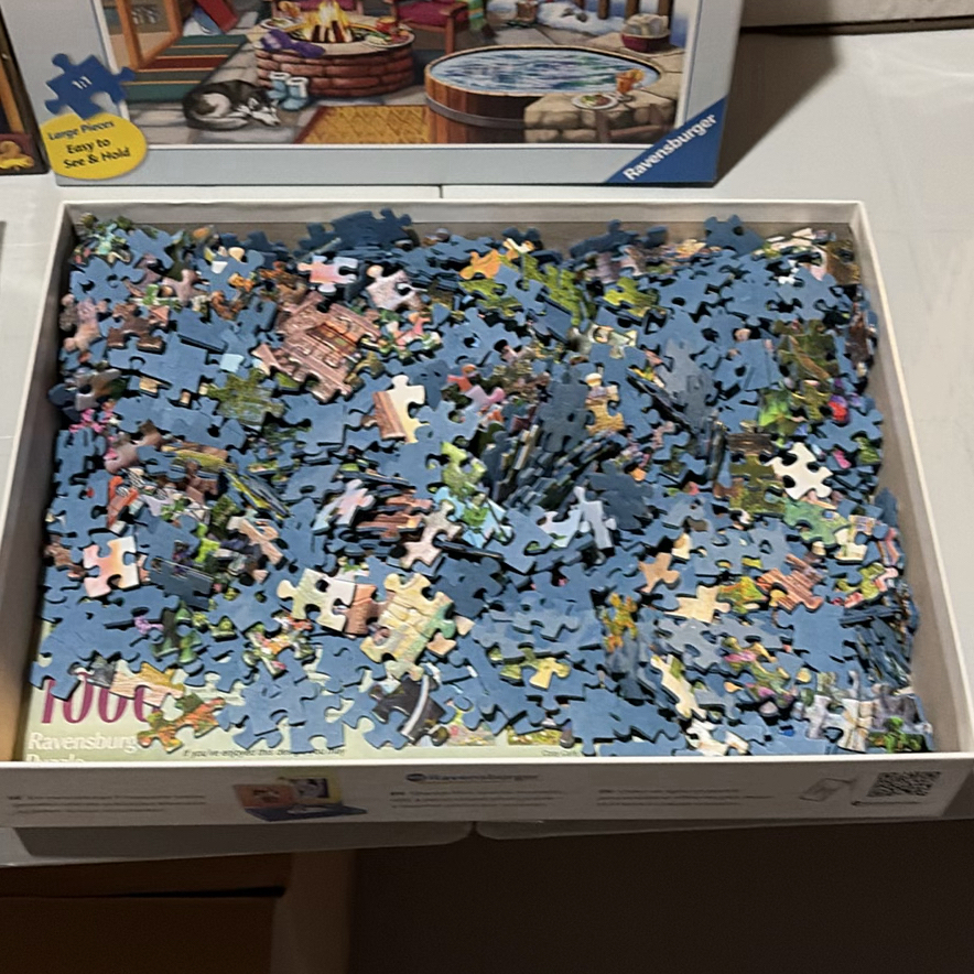 Ravensburger Puzzles & Kings Cribbage Game - image 3 of 9