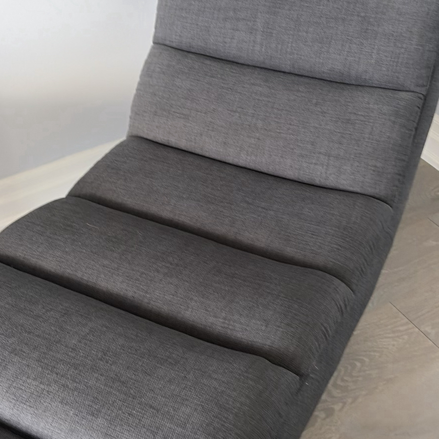 Gray Chaise Lounge Chair - image 3 of 13