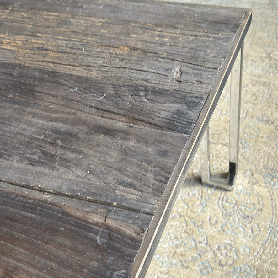 ELTE Wood Top Coffee Table - image 7 of 11