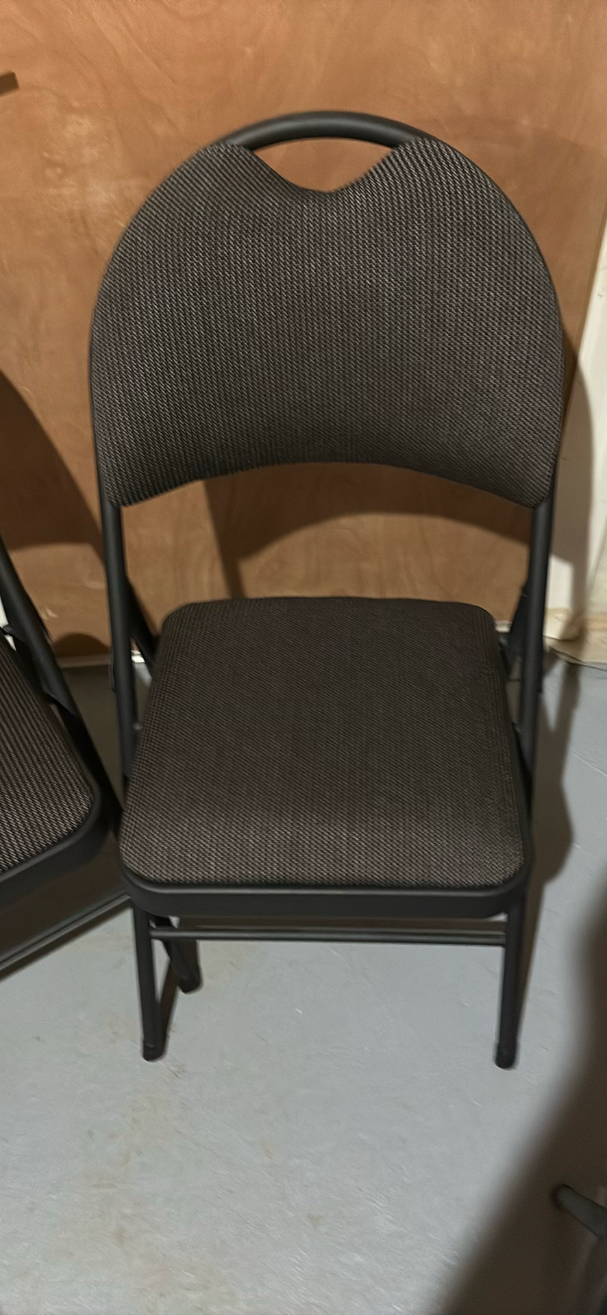 Set of Four Upholstered Folding Chairs - image 5 of 10