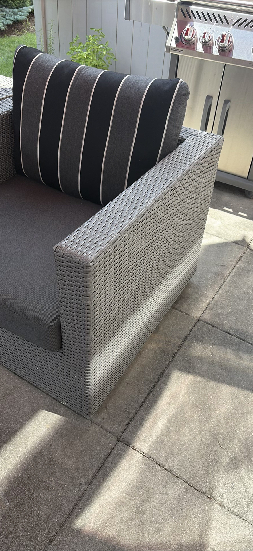 SUNBRELLA Outdoor Resin Wicker Patio Seating Set with Coffee Table - image 5 of 14