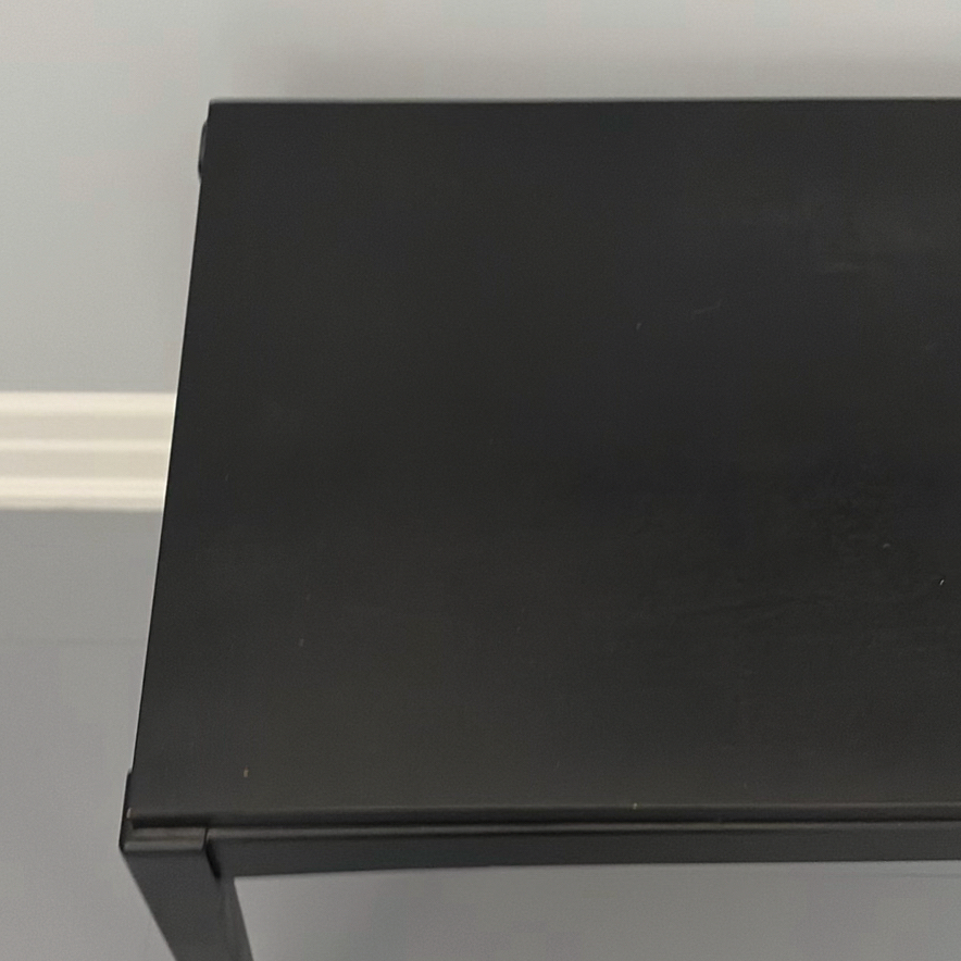 Black Painted Wood Side Table - image 5 of 9