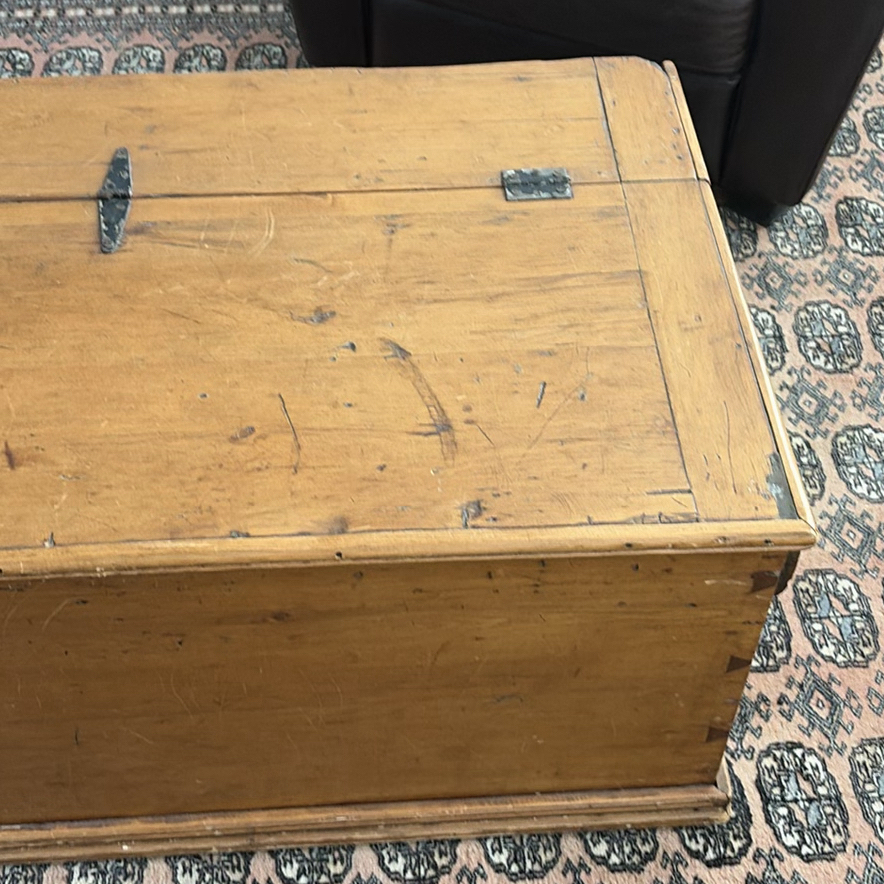 Vintage Wooden Chest - image 3 of 10