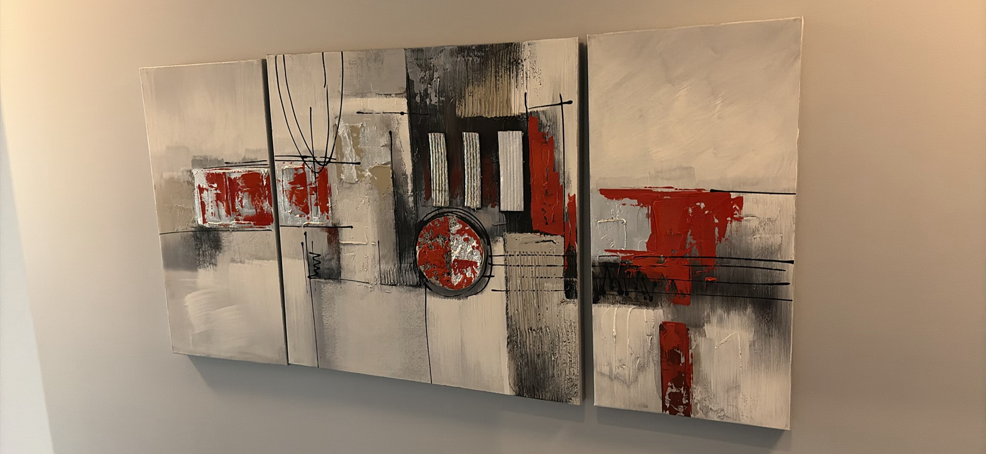 Abstract Multi-Panel Wall Art - image 1 of 8