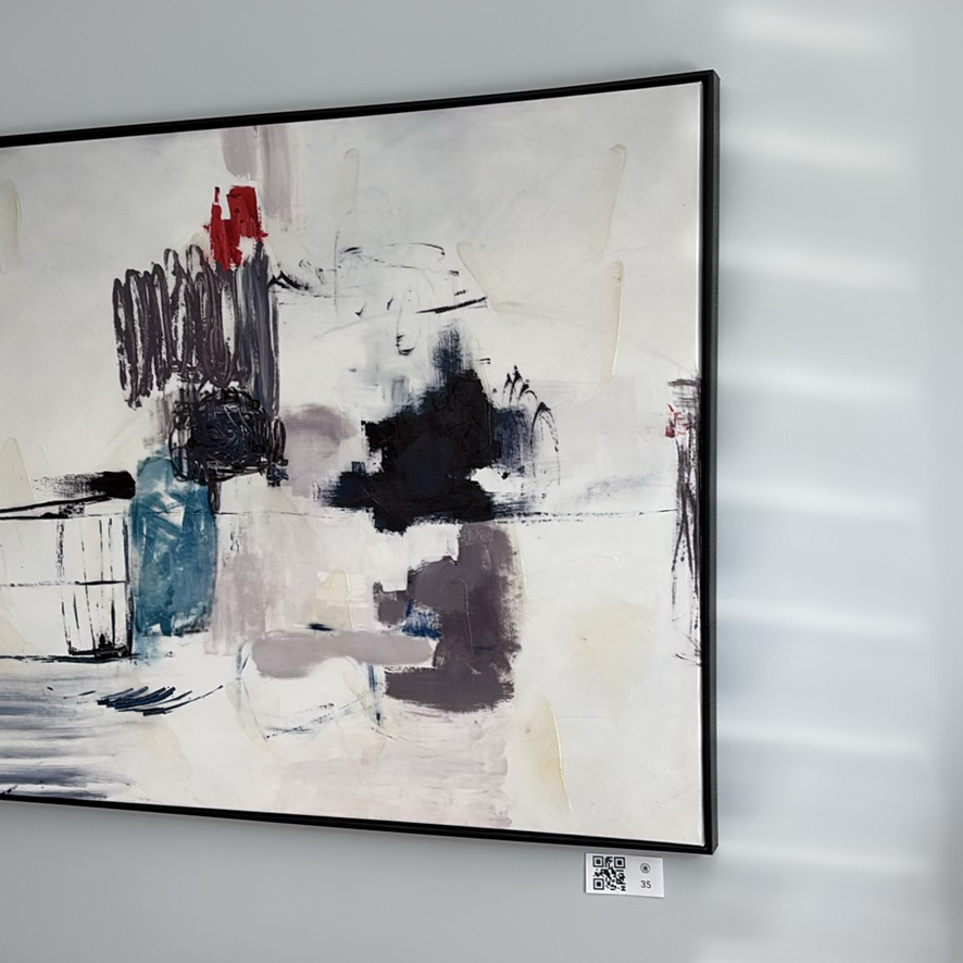 Framed Abstract Wall Art - image 2 of 9