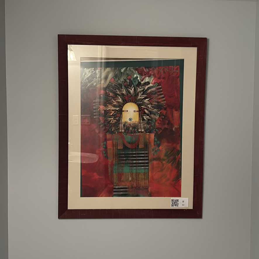 Framed Figural Artwork - image 9 of 10