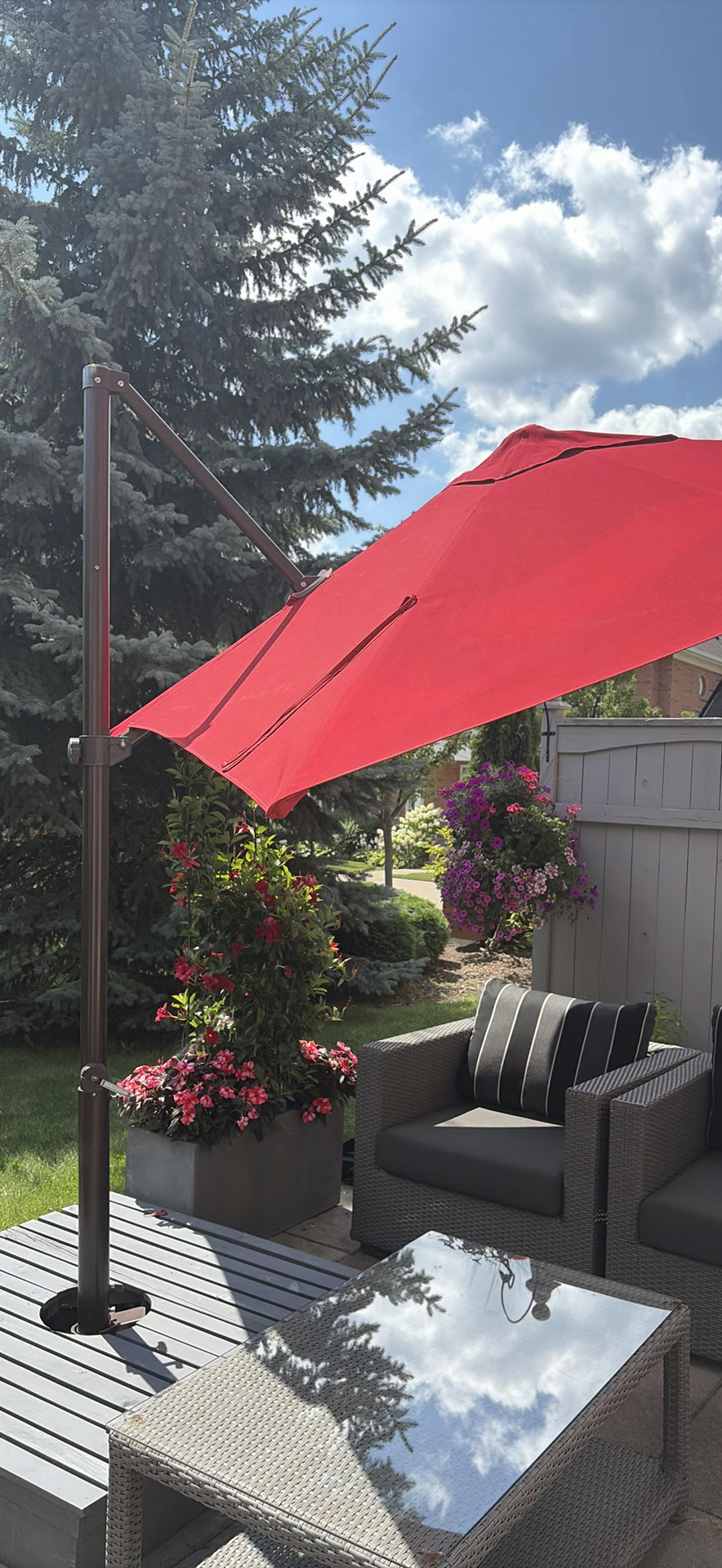 SIMPLY SHADE Cantilever Patio Umbrella 10’ - image 2 of 18