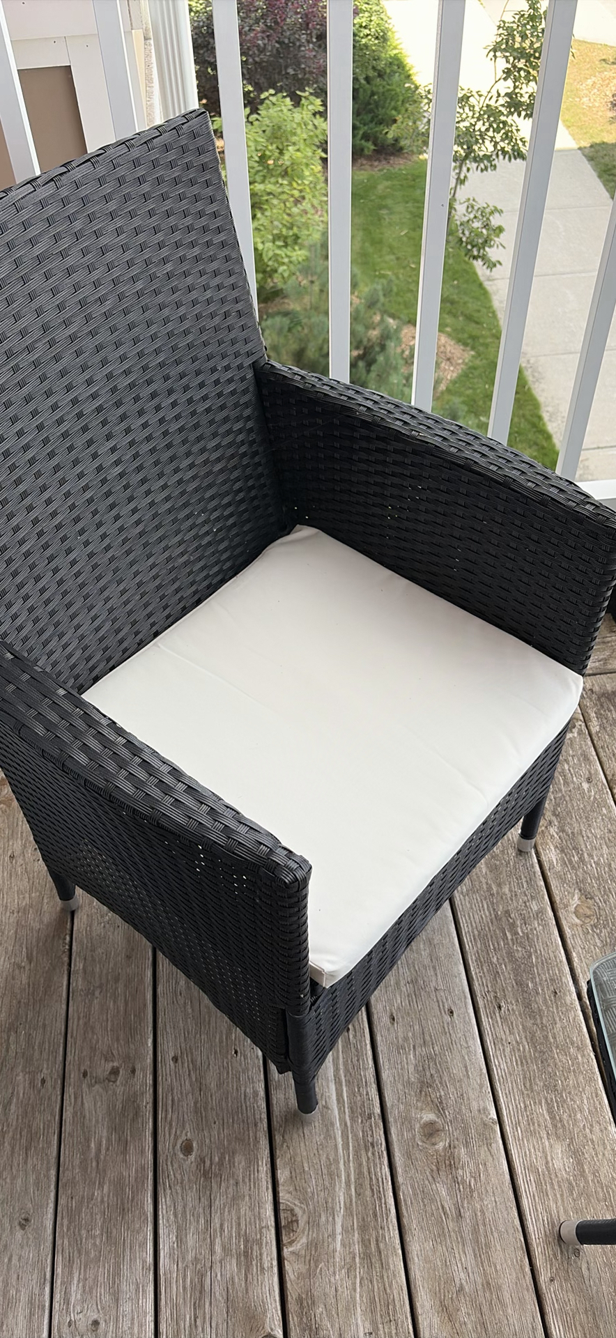 Three-Piece Resin Wicker Patio Bistro Set - image 10 of 11