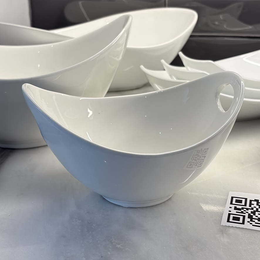 DANSK and PC White Ceramic Serving Bowls and Platters Set - image 2 of 15
