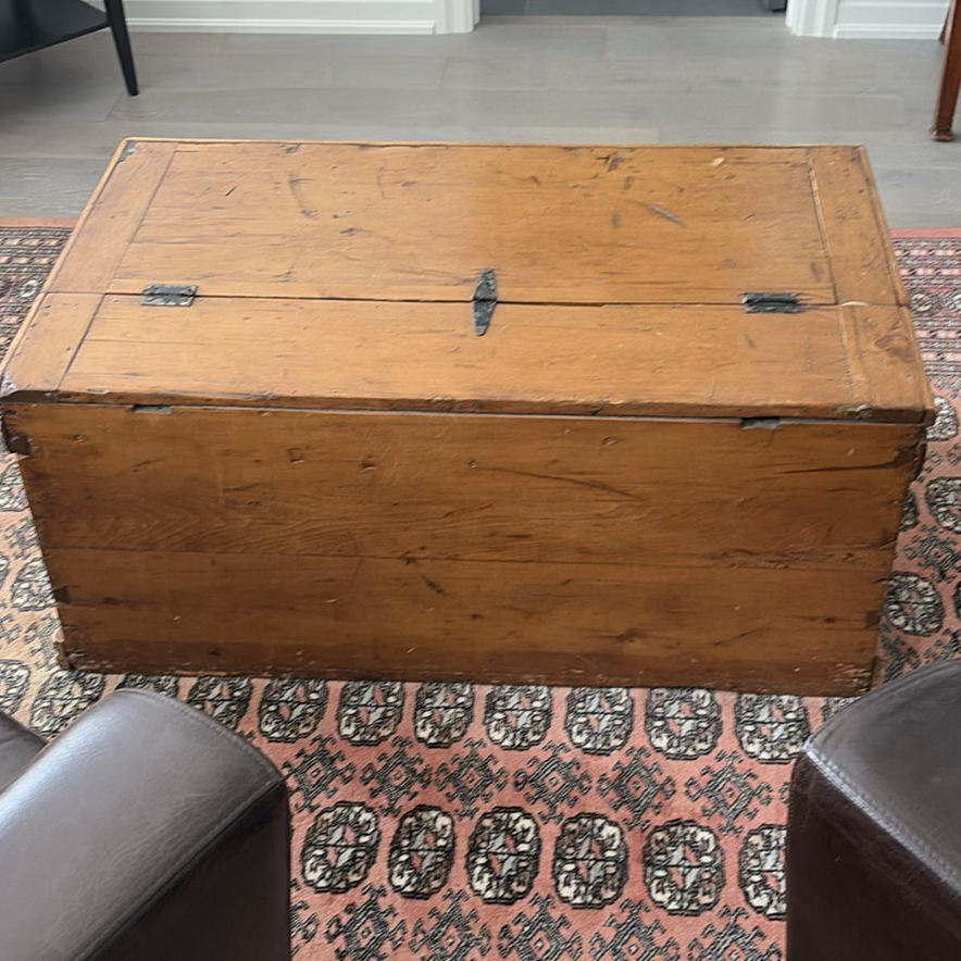 Vintage Wooden Chest - image 6 of 10