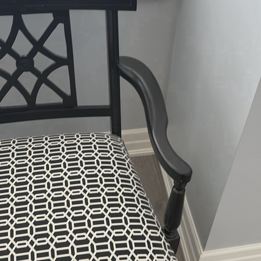 Pair of Black Armchairs - image 5 of 16