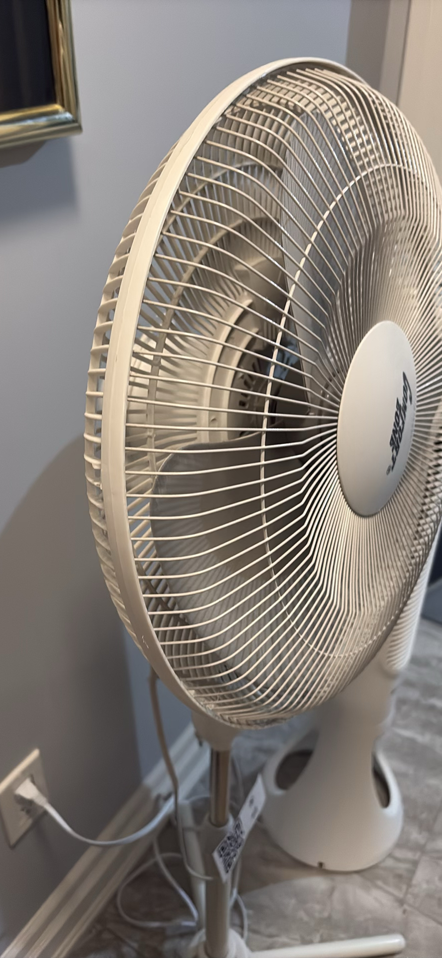 Comfort Zone Pedestal Fan and Honeywell QuietSet Tower Fan - image 10 of 12