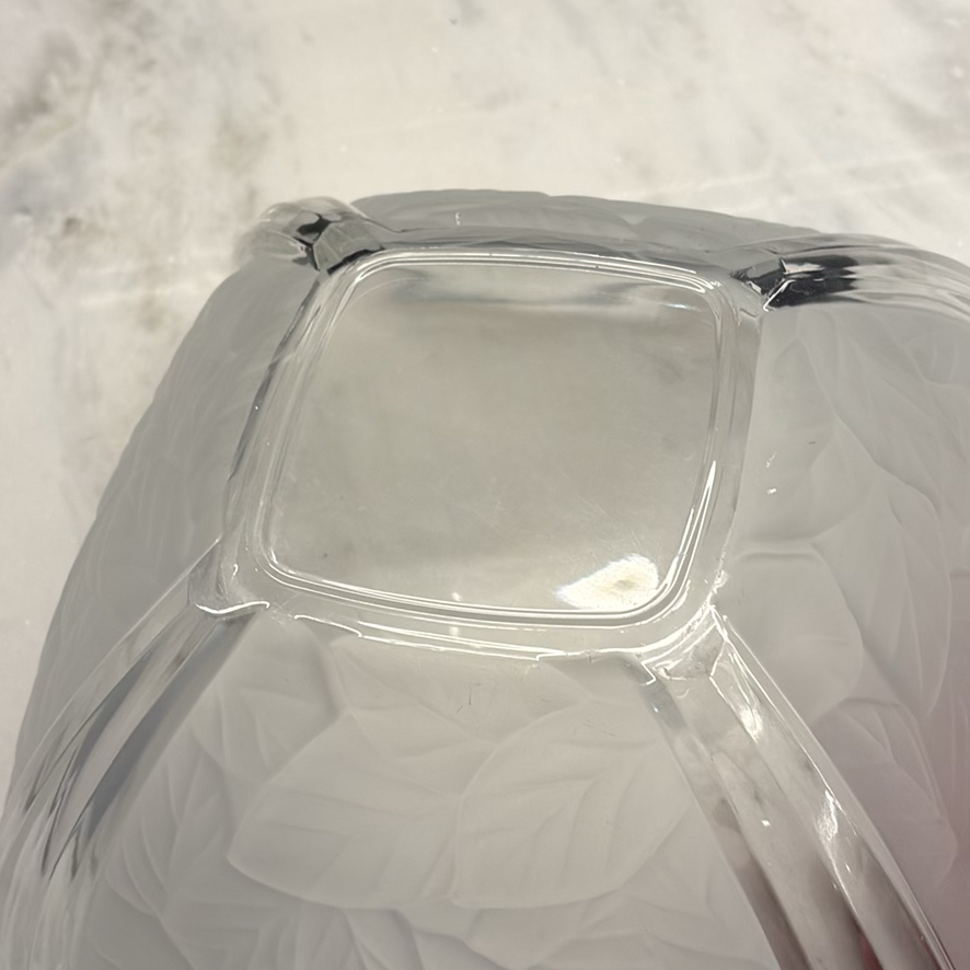 Clear Glass Leaf Pattern Bowls - image 12 of 12