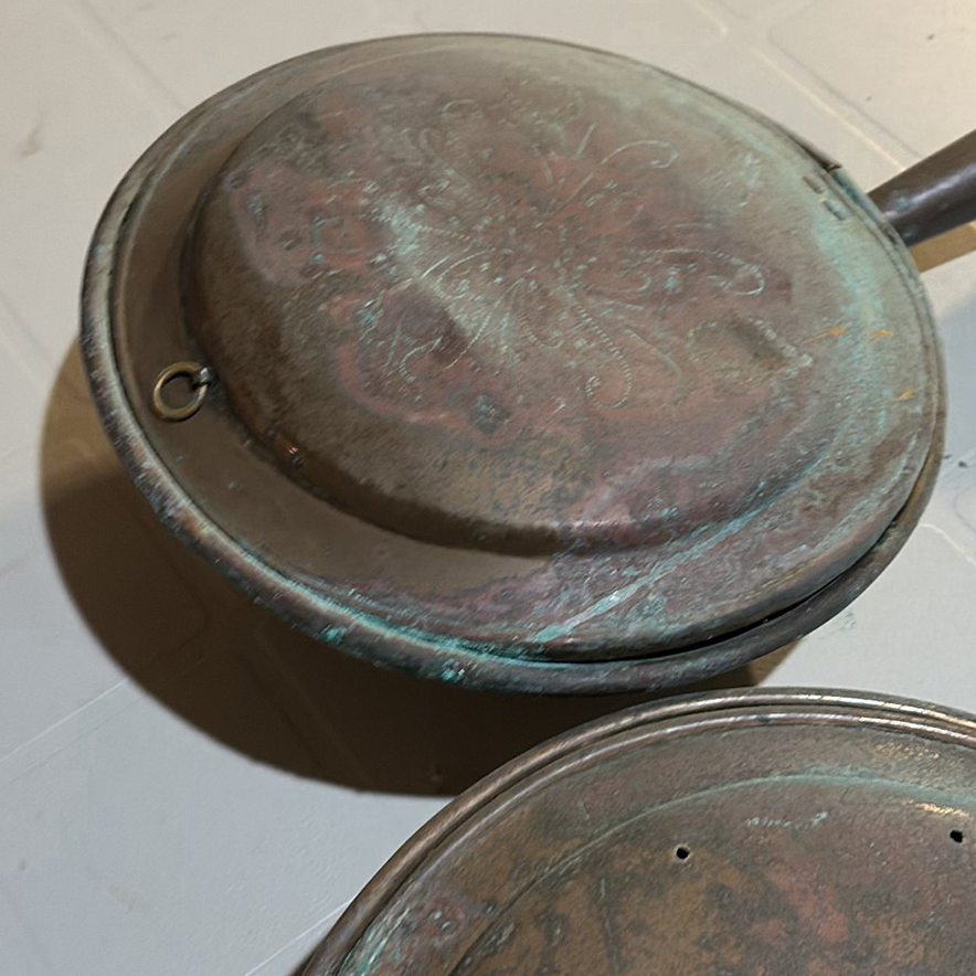 Antique Copper Bed Warmers - image 4 of 22