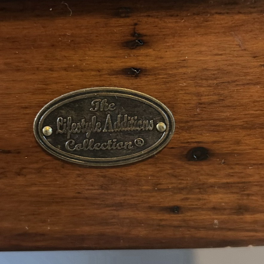 Wooden Bench with Shelf - image 7 of 11