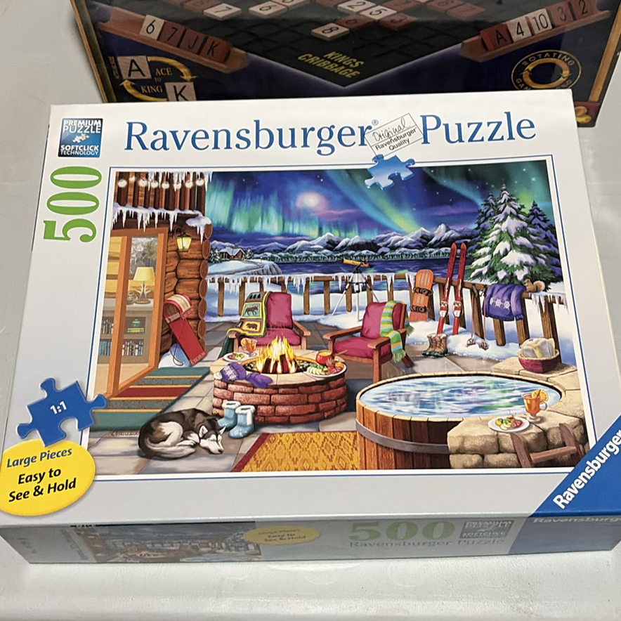 Ravensburger Puzzles & Kings Cribbage Game - image 6 of 9
