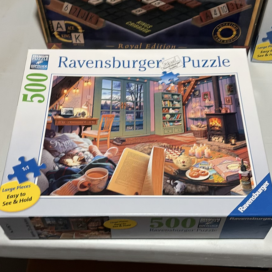 Ravensburger Puzzles & Kings Cribbage Game - image 4 of 9