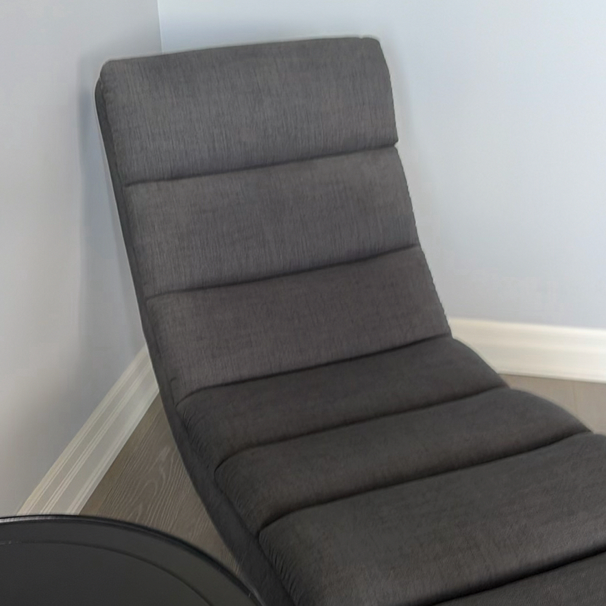 Gray Chaise Lounge Chair - image 8 of 13