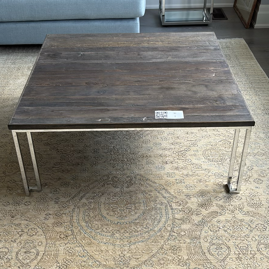 ELTE Wood Top Coffee Table - image 1 of 11