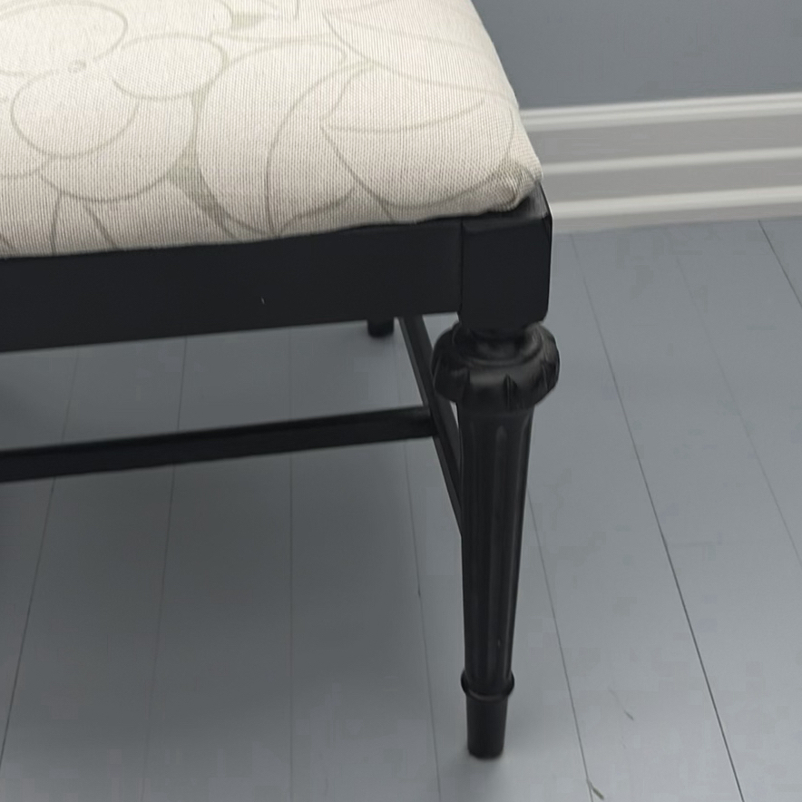 2 Black Wooden Accent Chairs - image 10 of 15