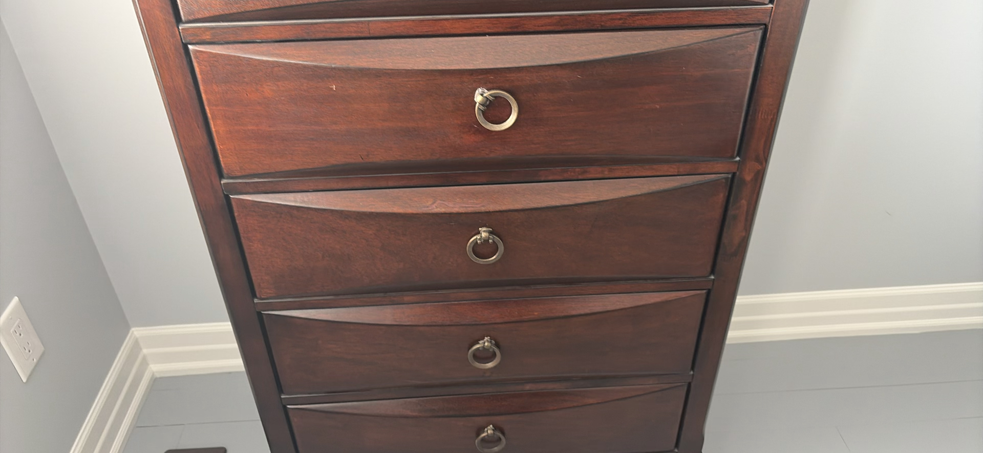 Wooden Five-Drawer Dresser - image 4 of 15