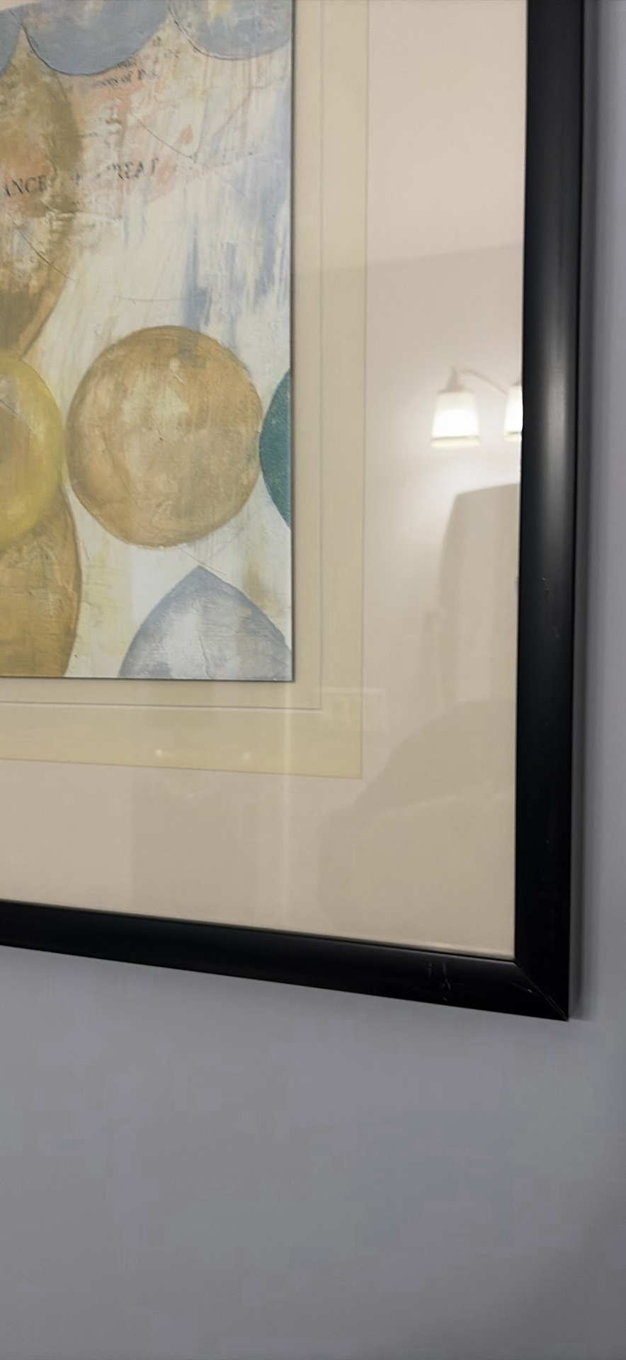 Framed Abstract Wall Art Print - image 3 of 10
