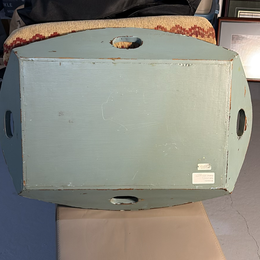 Glass Hurricane Candle Holders and Wooden Tray - image 13 of 15