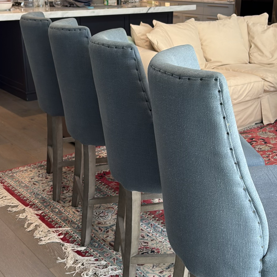 RESTORATION HARDWARE Barrel Back Counter Height Stools - image 10 of 19