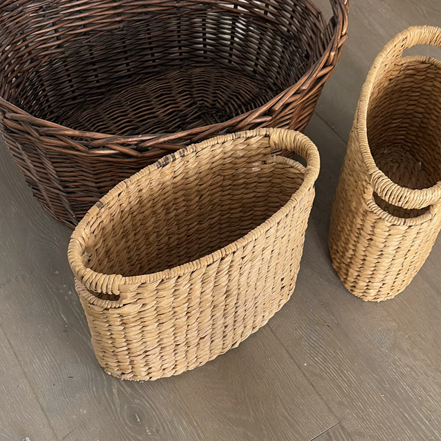 Set of Three Woven Storage Baskets - image 5 of 10