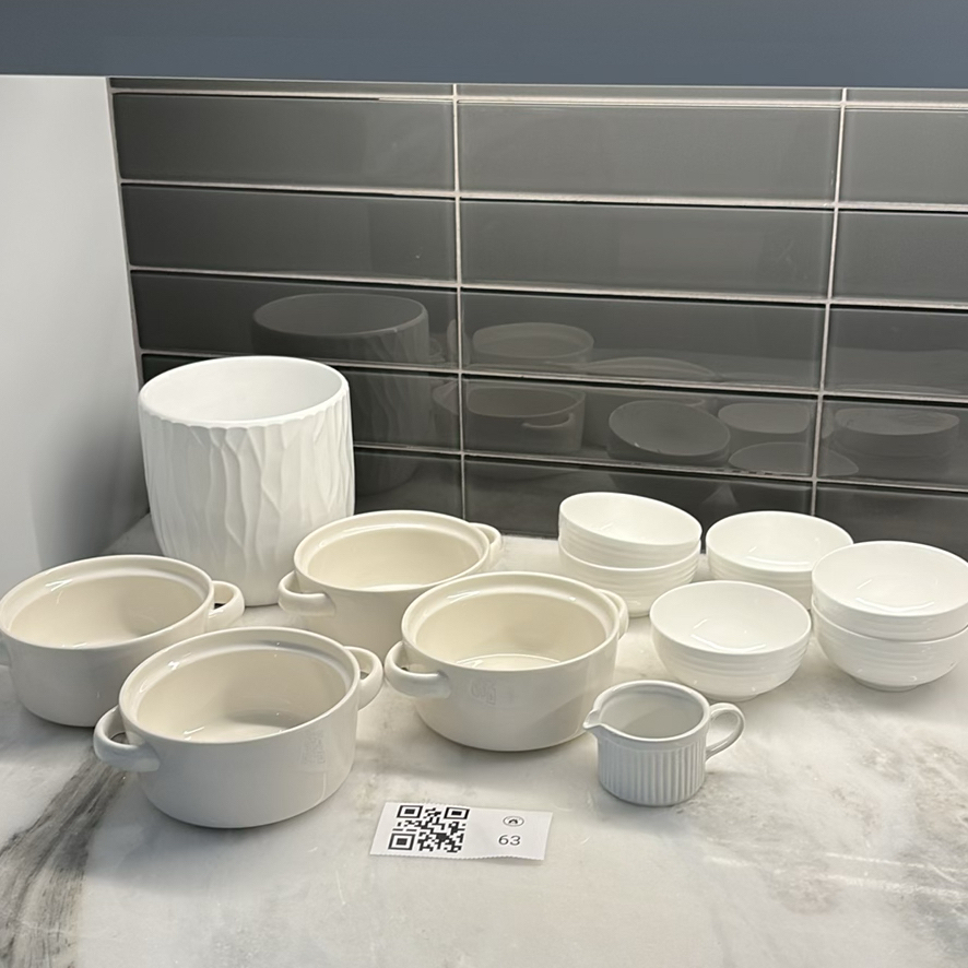 MIKASA & DANSK White Ceramic Serving Pieces - image 1 of 16