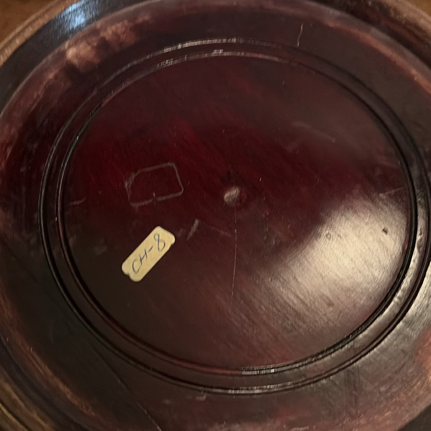 Decorative Chinese Style Porcelain Bowl & Stand - image 6 of 9