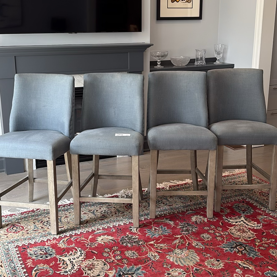 RESTORATION HARDWARE Barrel Back Counter Height Stools - image 1 of 19